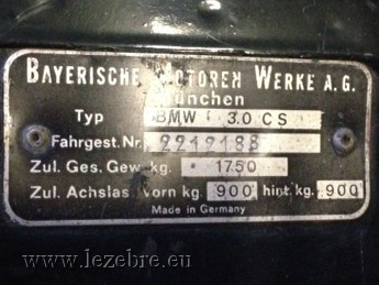 BMW 30 csl 2212188